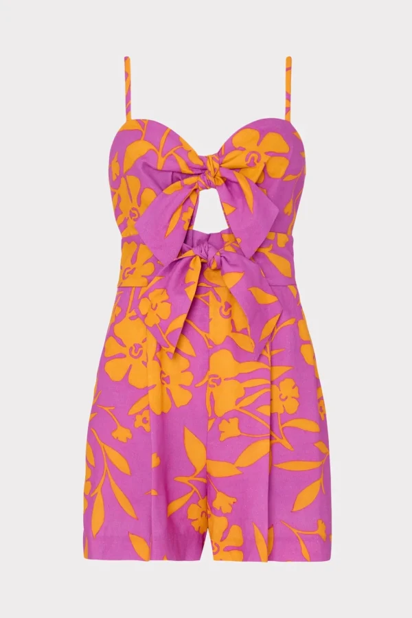 MILLY Cover-Ups-Anya Marigold Aroma Romper