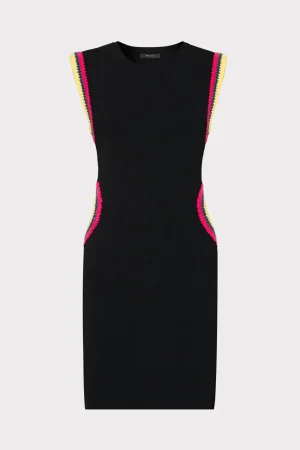 MILLY Day Dresses-Crochet Cut Out Mini Dress