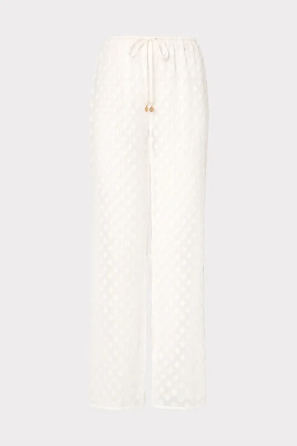 MILLY Cover-Ups-Diamond Jacquard Coverup Pants