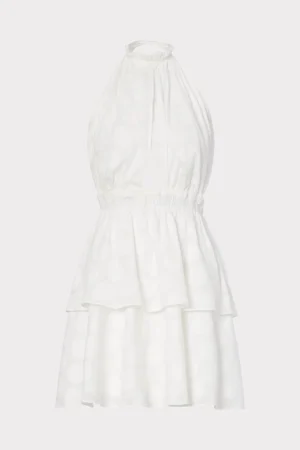 MILLY Day Dresses-Evelia Reina Graphic Dot Clipping Dress